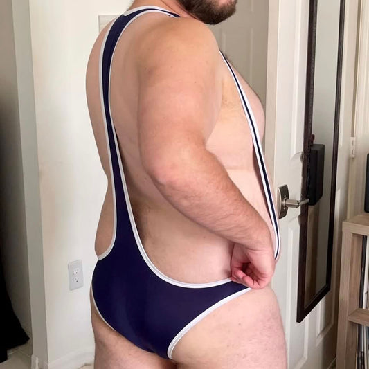 Contrast Suspender Singlet - Jackfruit