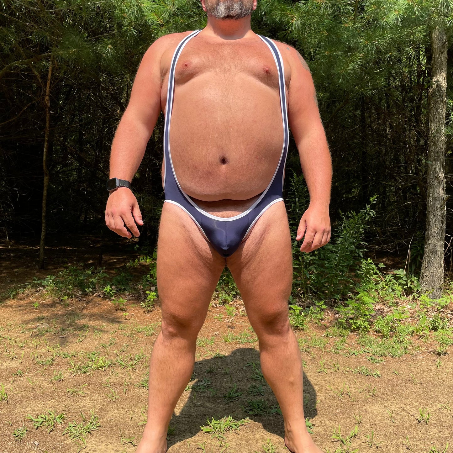 Contrast Suspender Singlet - Jackfruit