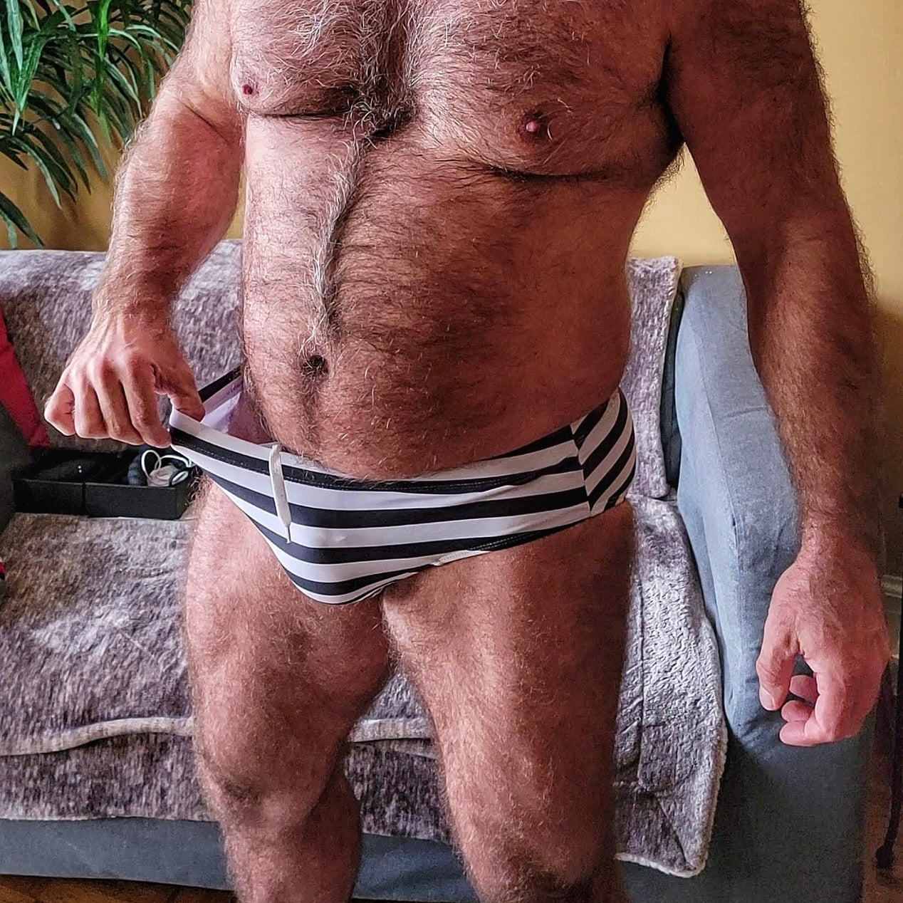 Padded Swim Brief - Jackfruit