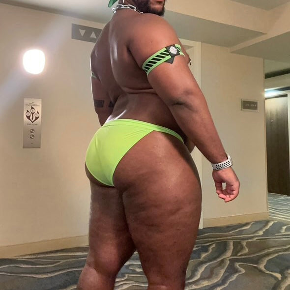 Solid Swim Bikini - Jackfruit