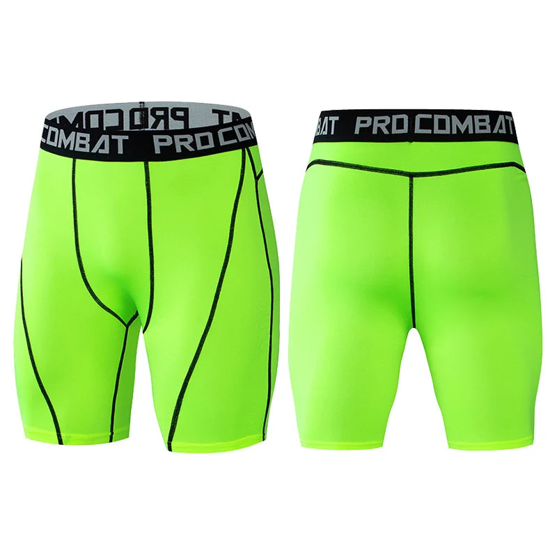 Outlined Compression Short - Jackfruit