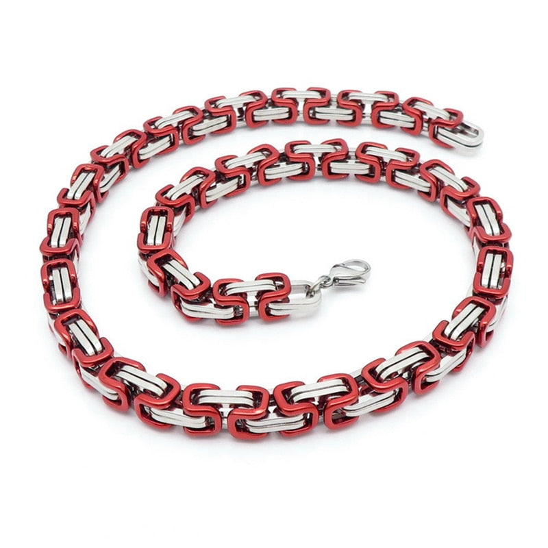 Byzantine Box Collar Chain - Jackfruit