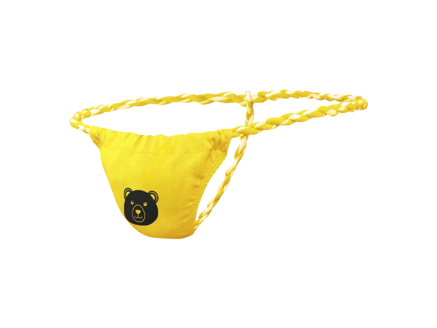 Bear Face Fundoshi Thong - Jackfruit