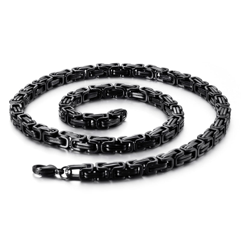 Byzantine Box Collar Chain - Jackfruit