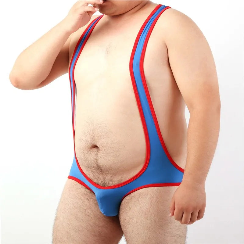 Contrast Suspender Singlet - Jackfruit