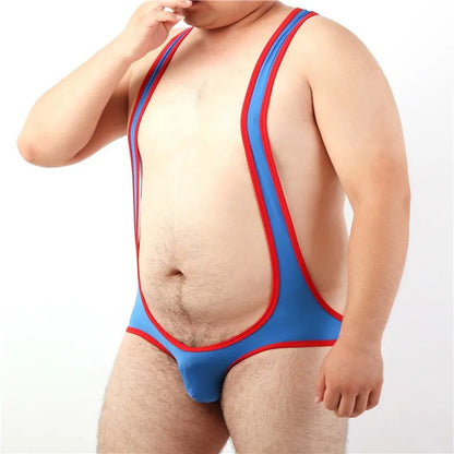 Contrast Suspender Singlet - Jackfruit