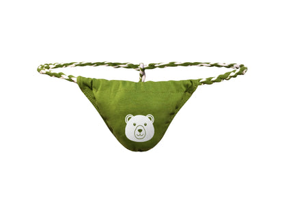 Bear Face Fundoshi Thong - Jackfruit