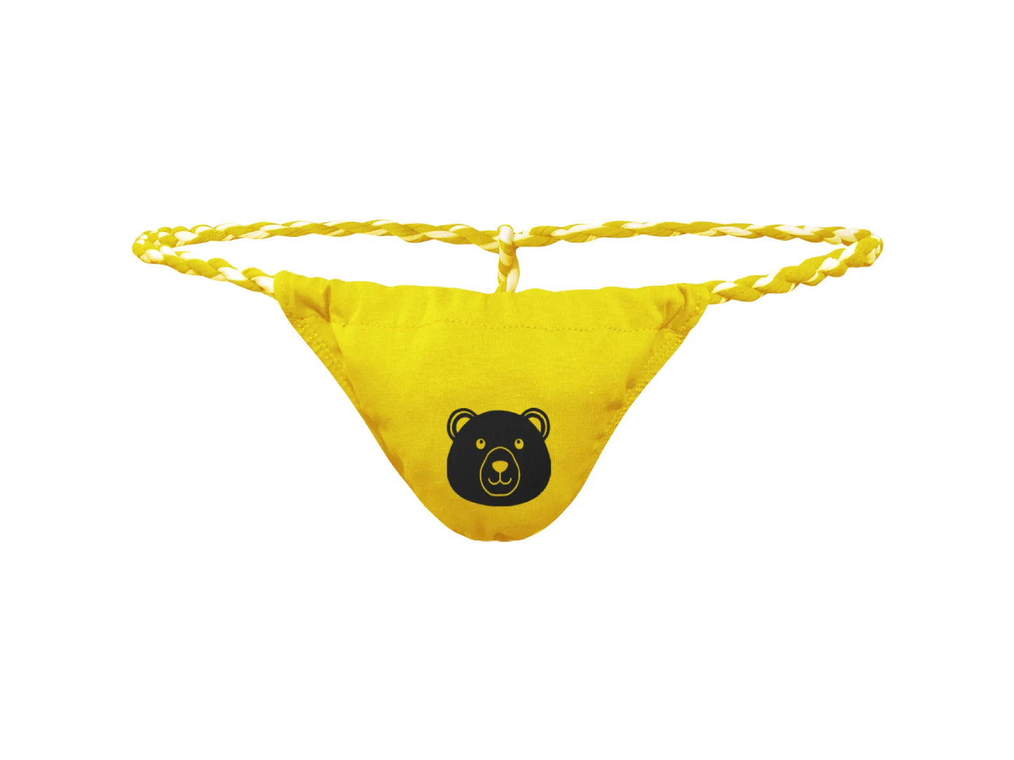 Bear Face Fundoshi Thong - Jackfruit