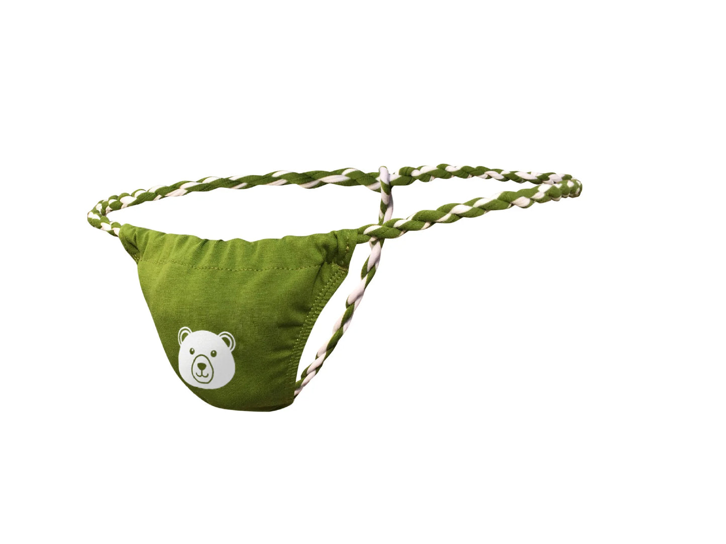 Bear Face Fundoshi Thong - Jackfruit